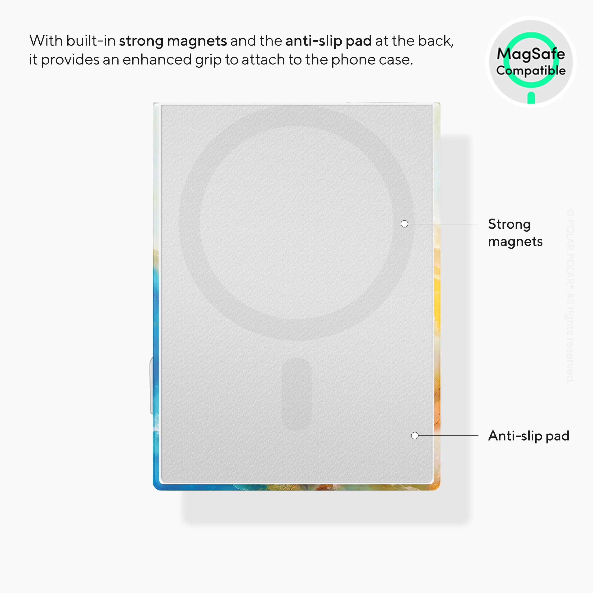 Aqua Sunlight MagSafe Wallet