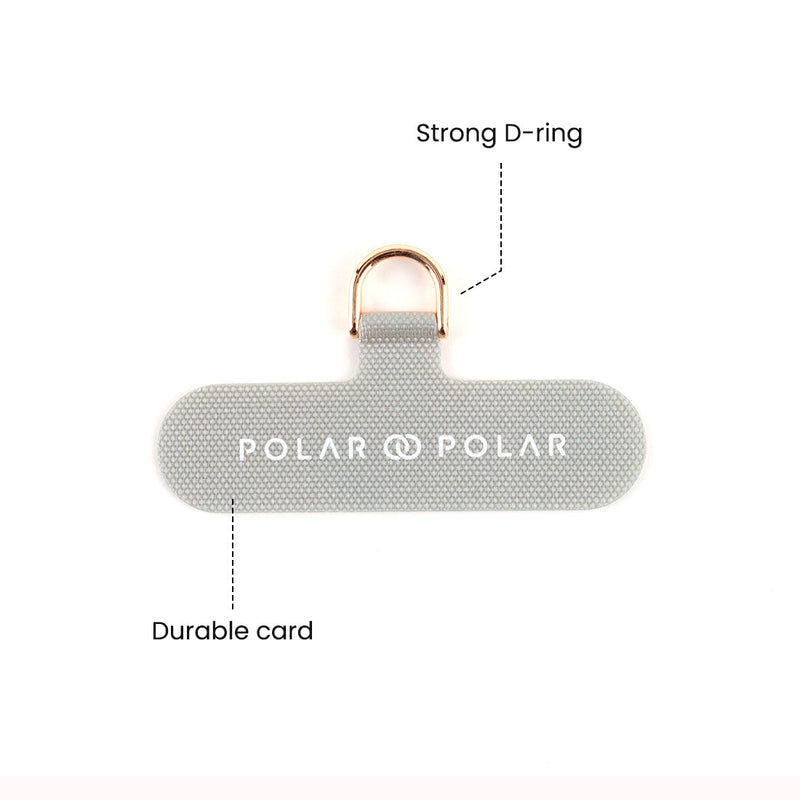 Black Grey Crossbody Phone Strap with Card – POLAR POLAR