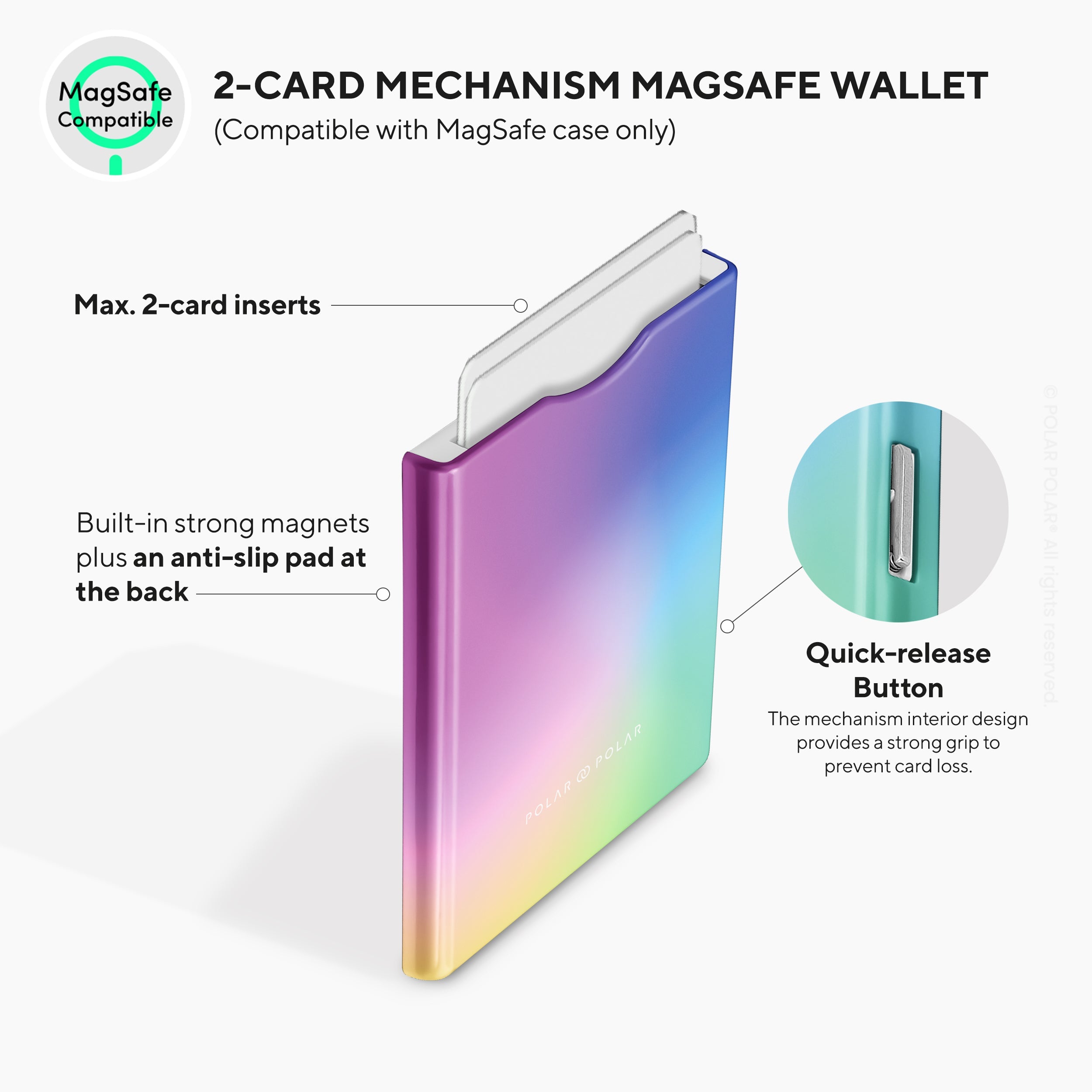 Daydream Holo MagSafe Wallet