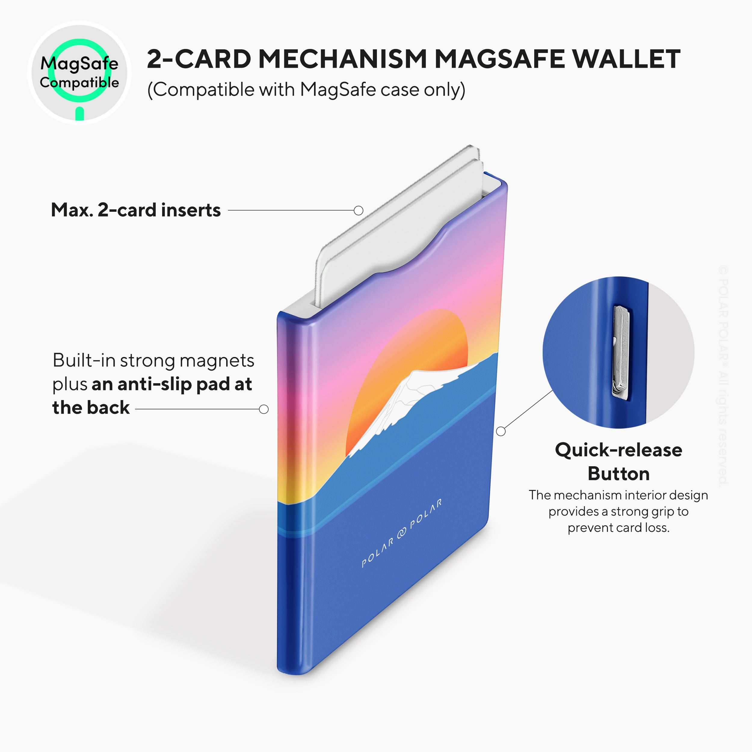 Fujisan Sunset MagSafe Wallet