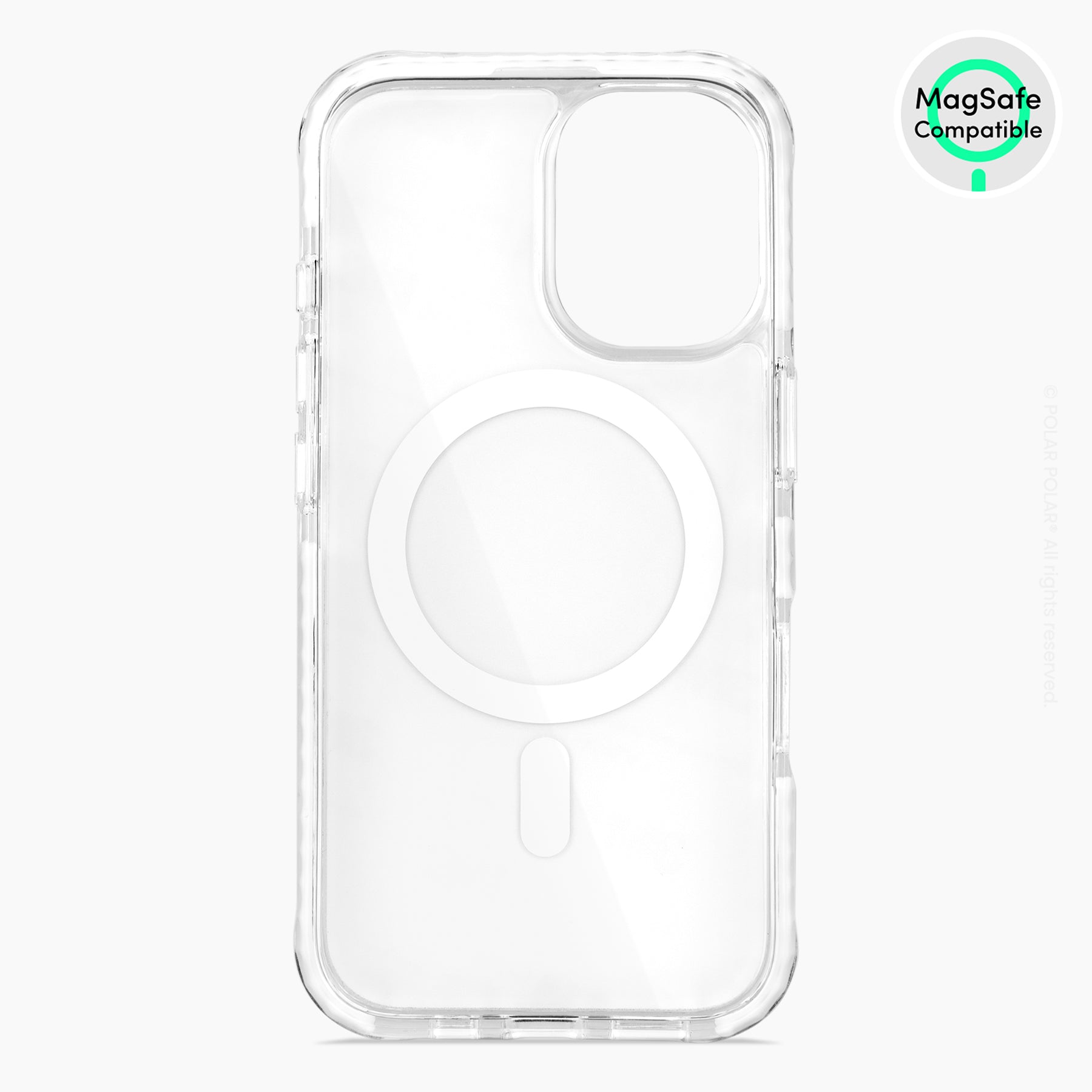 Snow Mountain - iPhone 16 Clear Bumper MagSafe Case