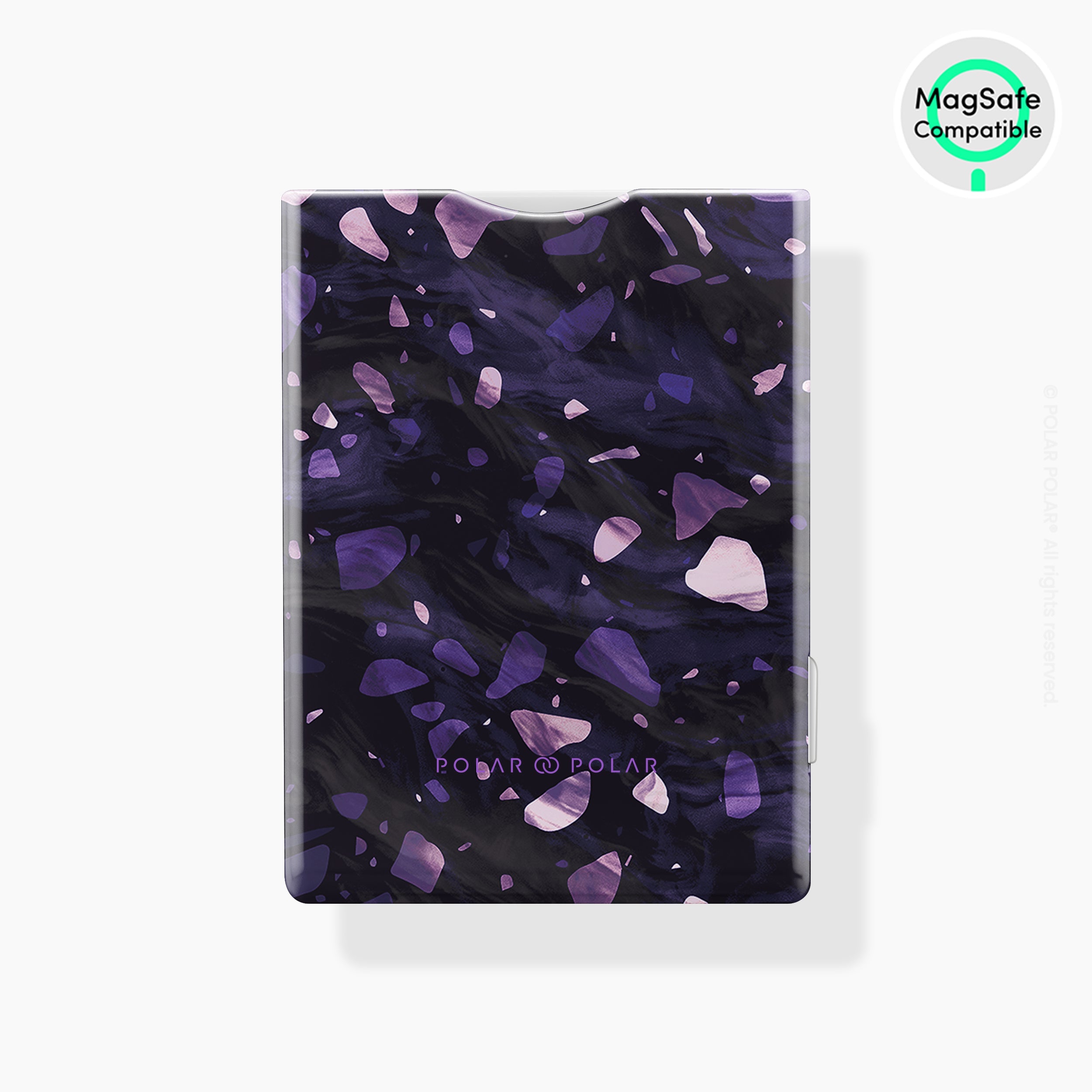 Lilac Terrazzo Gem MagSafe Wallet