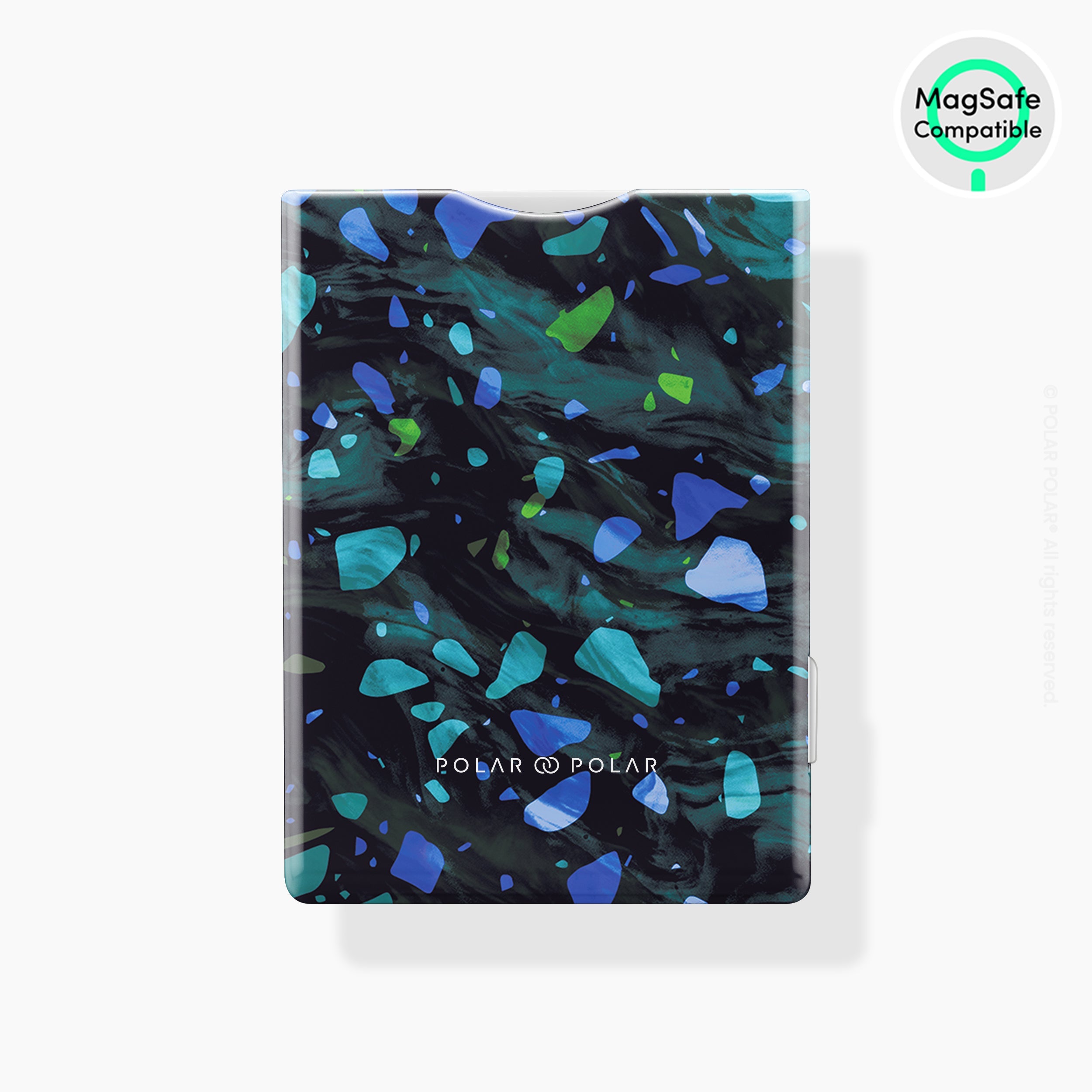 Ocean Terrazzo Gem MagSafe Wallet