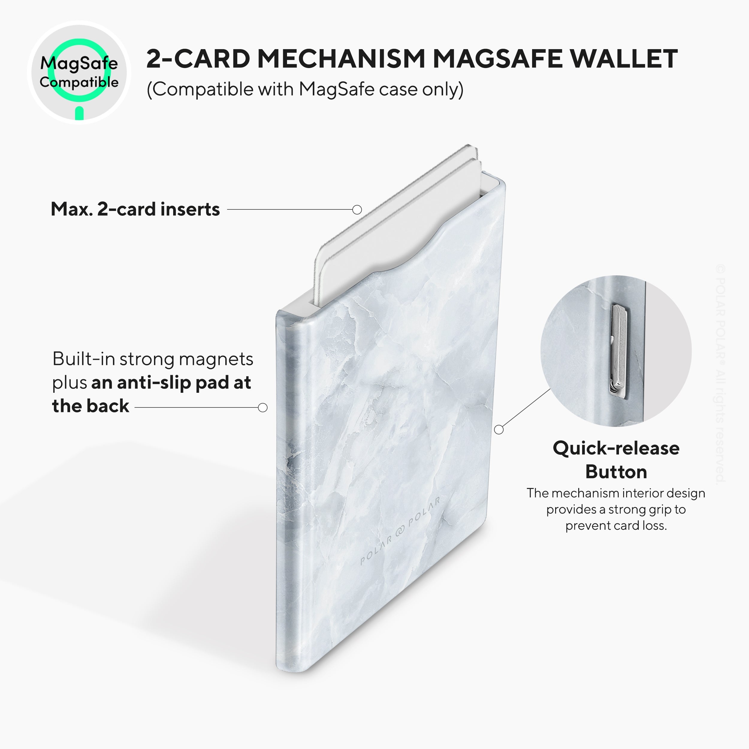 Snow Mountain MagSafe Wallet