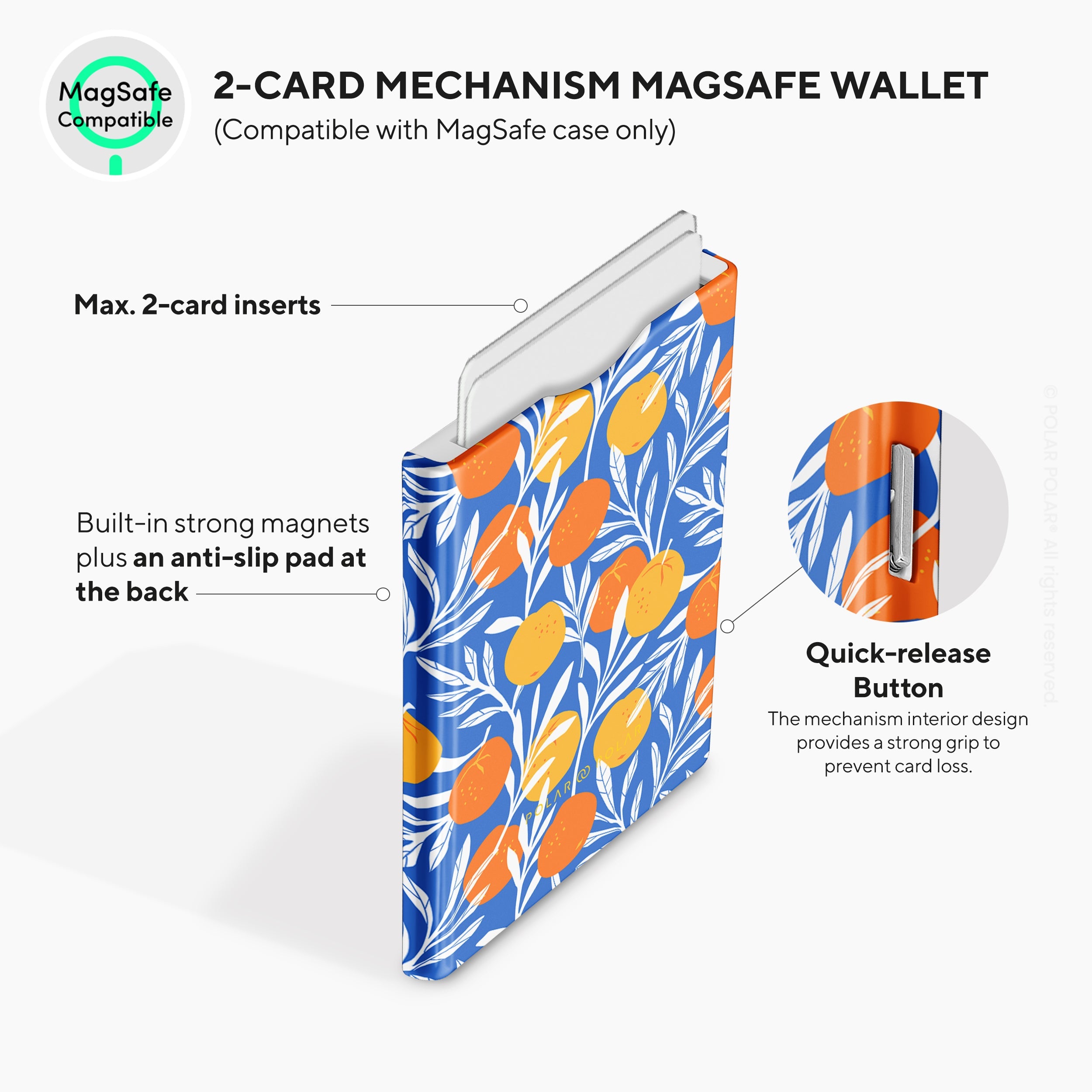 Summer Tangerine MagSafe Wallet