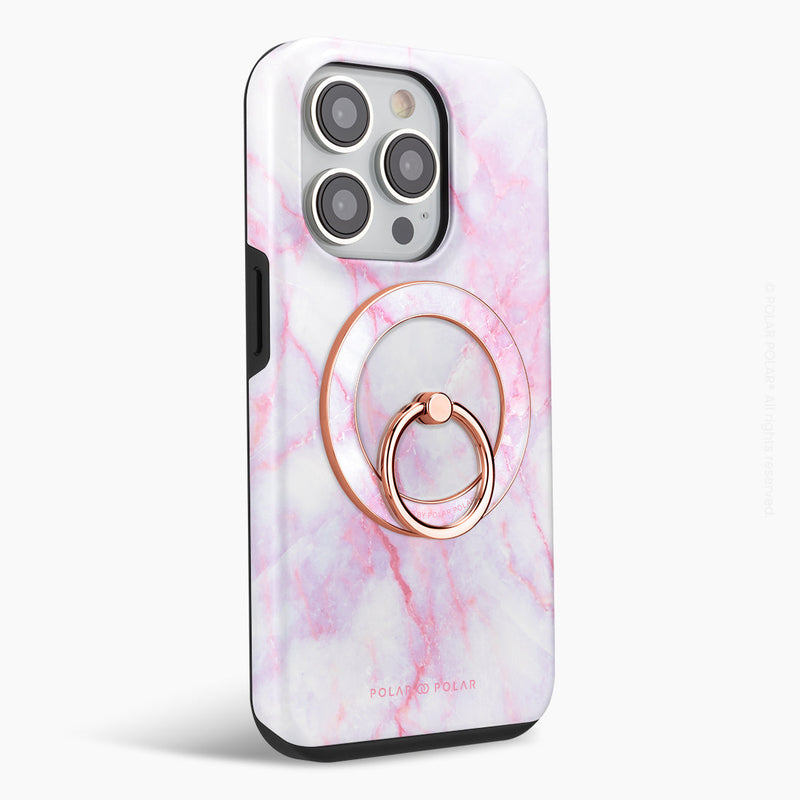 Pink White - Rose Gold MagSafe Phone Grip and Ring Holder Stand – POLAR  POLAR